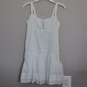 Guess White Cotton Sun Dress S